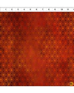 Emerald Reign Dragons: Red Flame Medallions - In The Beginning Fabrics 26drg-1