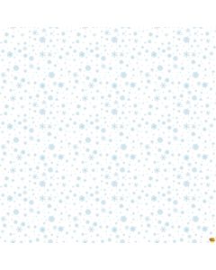 Winter Sports: White Snowflakes -- Northcott Fabrics 27247-10