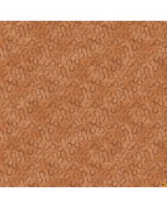 Wild and Free: Horseshoes Rust - Northcott Fabric 27606-37