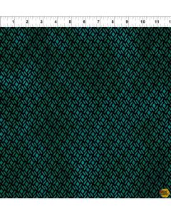 Emerald Reign Dragons: Green Lattice - In The Beginning Fabrics 27drg-1 