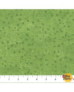 Dino Roar: Dinosaur Prints Green - Northcott Fabrics 28467-74