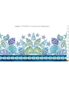 Wonders of the Ocean: Border - In The Beginning Fabrics 2WO-1