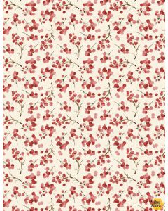 Cardinal Celebration: Berries Cream - Wilmington Prints 37757-232