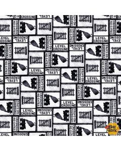 On The Right Track: Train Signs -- Blank Quilting 3078-01