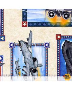 Patriot: Air Force Patch - QT Fabrics 30931e