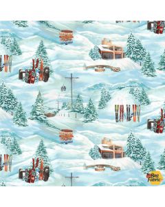 Slopeside: Scenic Ski Slope -- Blank Quilting 3292-11