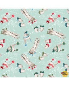Slopeside: Scarves & Mittens Mint -- Blank Quilting 3294-67
