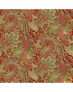 After Five: Paisley Multi -- Henry Glass Fabrics 345-85 multi