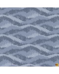 Flurry Friends: Winter Forest -- Henry Glass Fabrics 358-11 blue