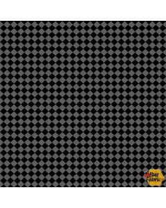 Another Brick in the Wall: Gingham Black - Blank Quilting 3693-99 black