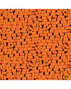 Another Brick in the Wall: Bricks Orange - Blank Quilting 3695-35