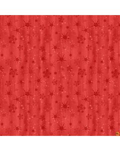 Cardinal Celebration: Snowflakes Red - Wilmington Prints 37759-330