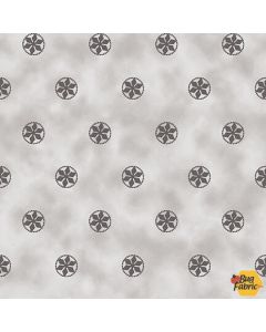 Woodland Whispers: Geometric Lt Gray -- Henry Glass Fabrics 430-90