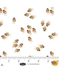 Little Seedlings Farm: Little Chicks - Blank Quilting 4381-01 white