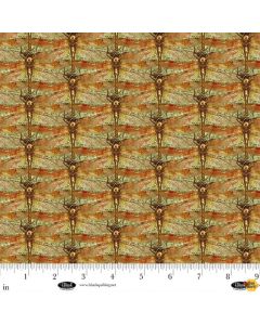 Enchanted Canopy: Dragonflies - Blank Quilting 4612-30 amber 