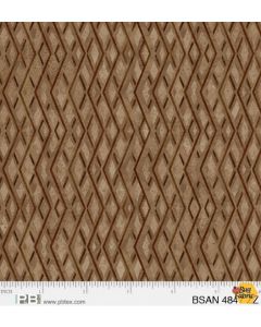 Baby Safari Animals: Geometric Brown -- P&B Textiles bsan 4847zz