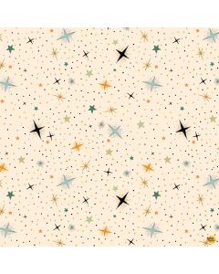 Witchy Wicked by Rose Halsey: Stars - Blank Quilting 4869-41 cream 