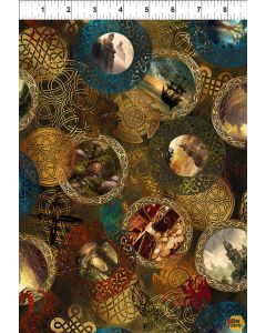 Legendary Journeys: Voyage Medallions -- In The Beginning Fabrics 4lj-1 