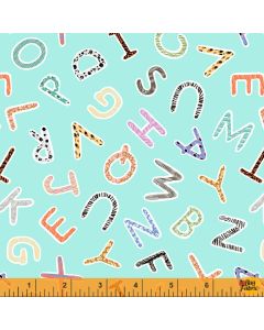 A is for Animals: ABC's Alphabet Sky -- Windham Fabrics 52977-1