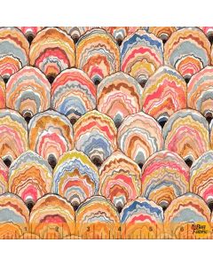 Deep Forest: Oyster Forest Saffron Fungi -- Windham Fabrics 52993d-8