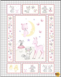 Wee Ones: Baby Animals Panel (1 yard) -- Oasis Fabrics 57-3551