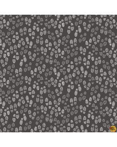Silent Sports: Footprints Dark Brown -- Studio E Fabrics 5980-39 dark brown - 1 yard 35" + 2 FQ's remaining