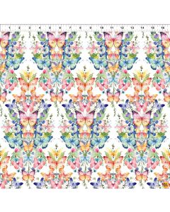 Butterfly Fantasy: Butterfly Damask - In The Beginning Fabric 5bf1 