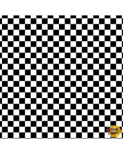 Alpha-Babies: Black & White Check - Henry Glass Fabrics 621-99 blk/wht