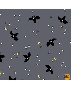 Hocus Pocus: Halloween Bats Cauldron -- Andover Fabrics a-212-c