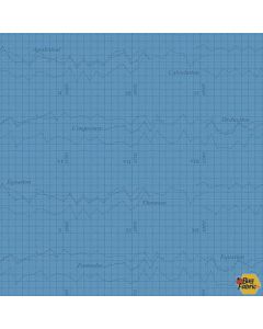 Color Theory: Graph Blue -- Andover Fabrics a-9151-b