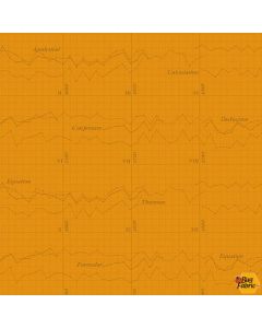 Color Theory: Graph Orange -- Andover Fabrics a-9151-o