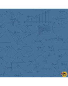 Color Theory: Diagram Blue -- Andover Fabrics a-9152-b