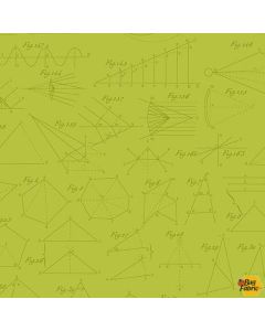 Color Theory: Diagram Lime -- Andover Fabrics a-9152-g