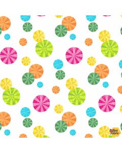 Eric Carle In the Garden The Very Hungry Caterpillar: Parasol Party Day -- Andover Fabrics a-9834-L