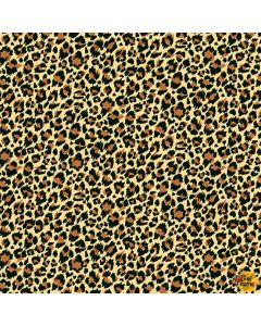 ABC: Leopard  Print -- Makower UK tp-2403v