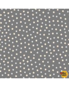 Moonlit Dreams: Tossed Stars Granite - Studio E Fabrics 8031-90