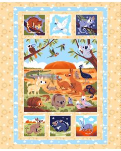 Aussie Oz-Born: Outback Panel (1 yard) - Studio E Fabrics 8096p-44