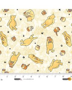 Classic Winnie: Pooh with Honey -- Studio E 8716-44 yellow