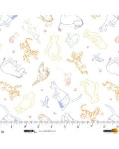 Classic Winnie: Pooh and Friends Multi -- Studio E 8725-47 multi