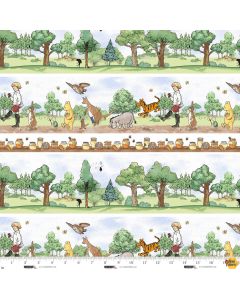 Classic Winnie: Border-- Studio E 8727-36 brown/green 