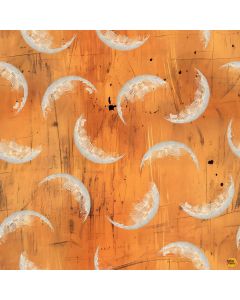 Scary Spice by Funny Girl: Moon Web -- StudioE Fabrics 8826-31 tangerine 