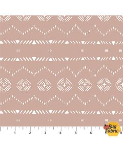 Charmwood: Geo Clay - Figo Fabrics 90987-30