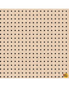 Man Cave: Pegboard Tan -- Henry Glass Fabrics 9652-44
