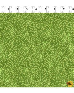 On The Go: Leaves Green - In The Beginning Fabric 9KFA-1 