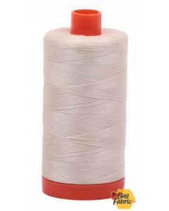 Mako Cotton Thread Solid 50wt 1422yds Light Beige -- Aurifil A1050-2310