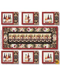 After Five: Table Runner and Placemats -- Henry Glass Fabrics afterfivetable