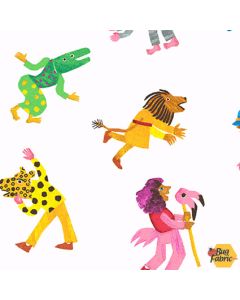 Eric Carle Very Hungry Caterpillar: Polar Bear Kids Tossed Animals - Andover a-7672-x  - 2 yards 4" + FQ remaining