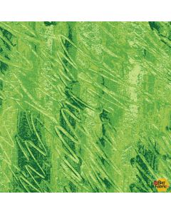 Eric Carle The Very Hungry Caterpillar Mottle Green Finger Painting - Andover 3476 G  