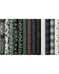 Welcome Winter: FQ Bundle (12 FQ's + Panel) - Timeless Treasures Fabrics welcomeFQ
