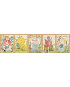 Little Red: Cast of Characters Panel (2/3 yard) - Blend Fabrics 112.109.02.1 - 3 panels continuous = 1 yard 34" + 1 panel cut short remaining